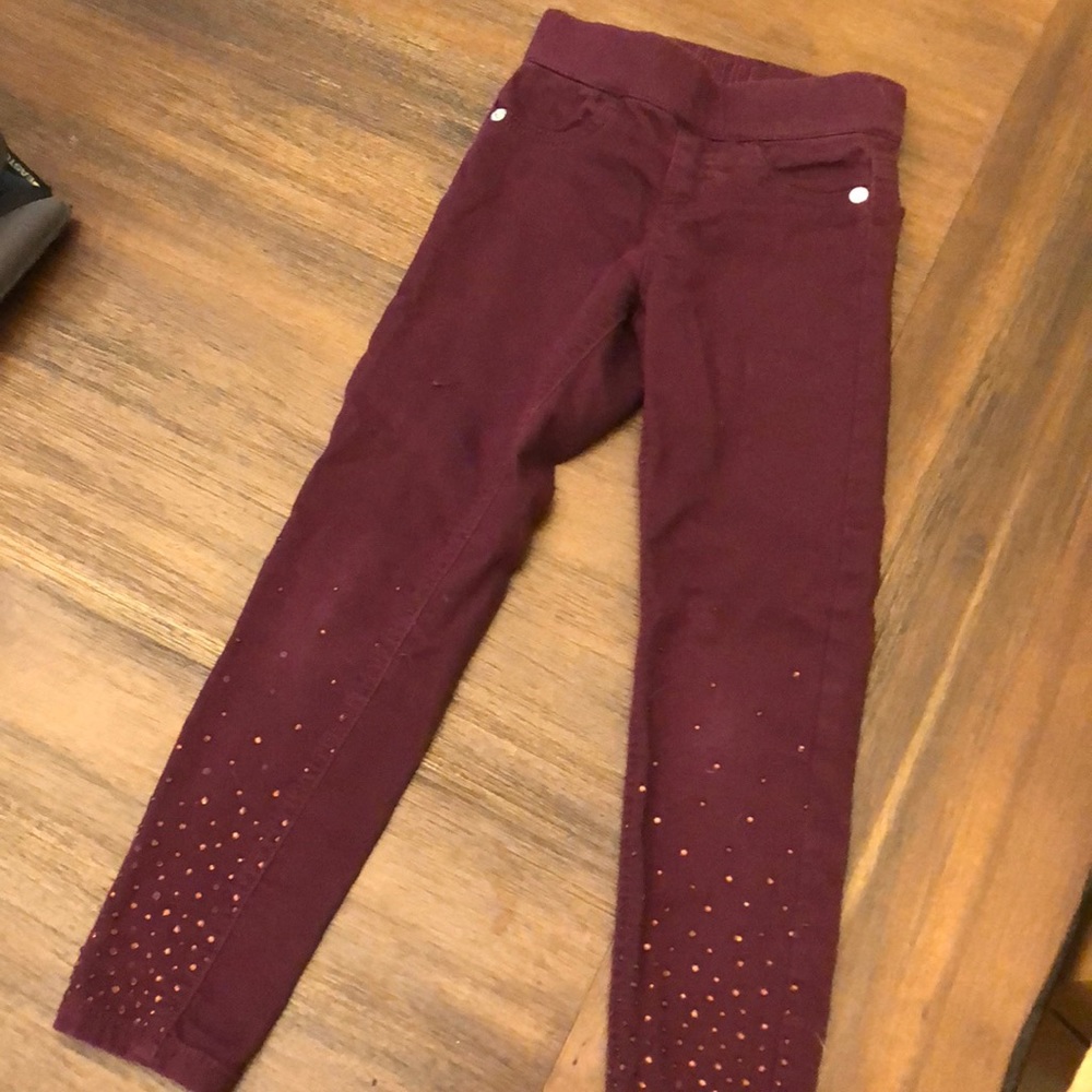 Justice size 6 slim midrise legging.